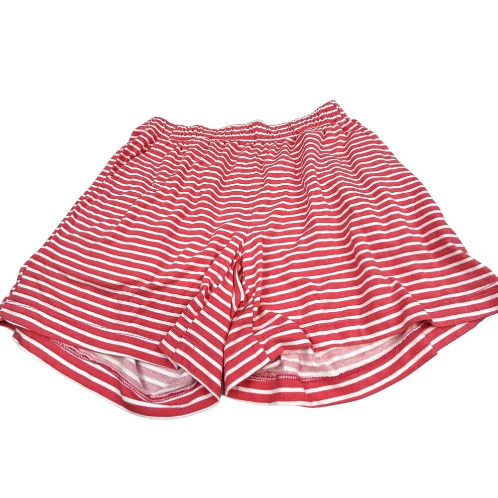 SKU2634 Liz Claiborne Women's Size XS Pink & White Striped Sleepwear Shorts